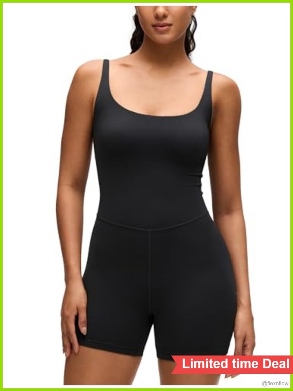 CRZ YOGA Double Lined Cami Romper Yoga Daily Wear